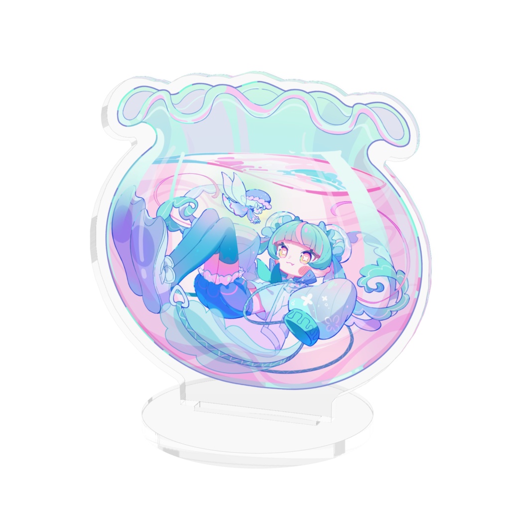 Jellygao＆Monocliのふよふよアクスタ