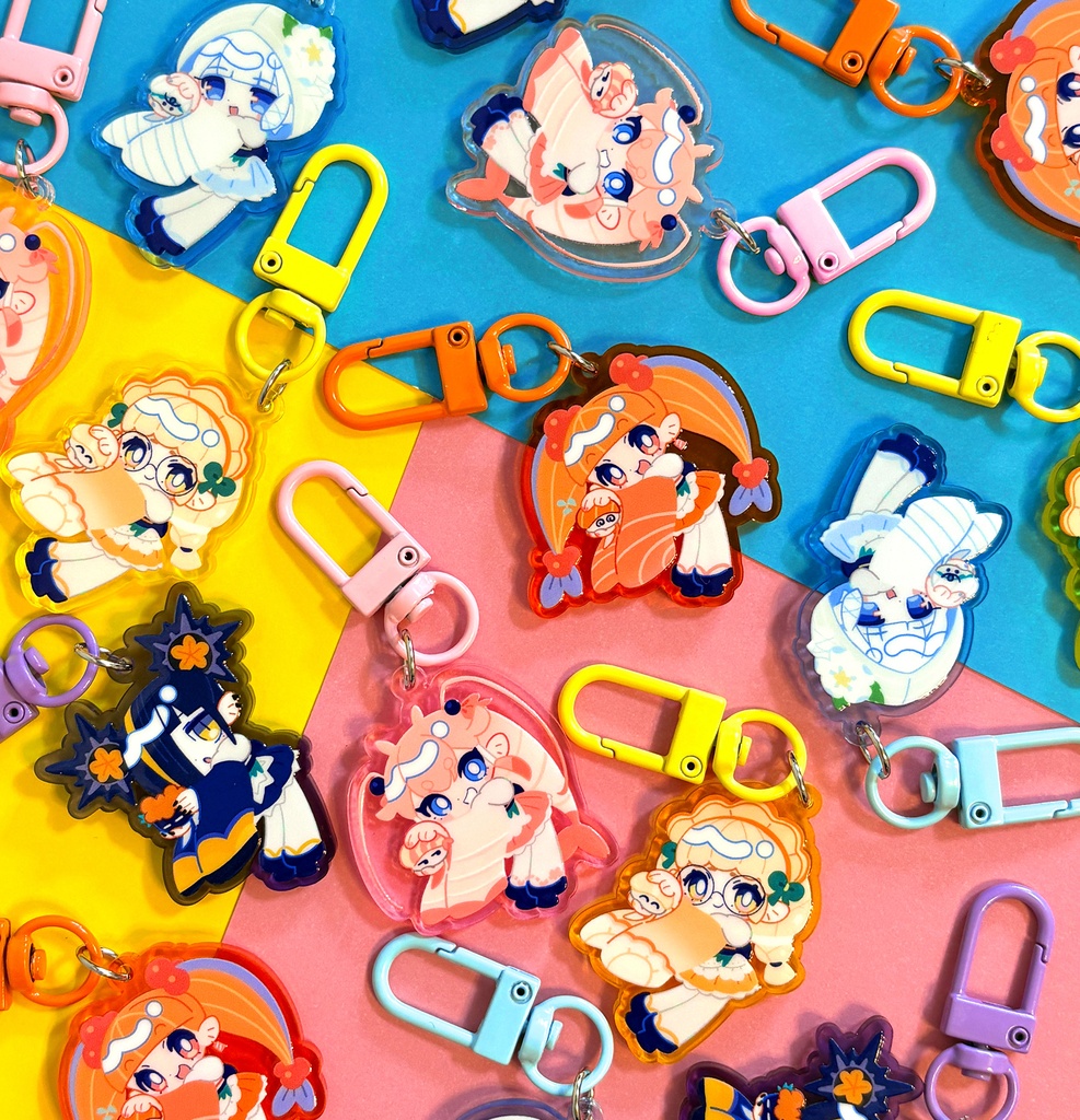 【 すめしゃーりー × SUMIMART コラボグッズ】すめしゃーりーアクキー