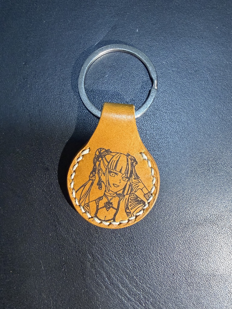 「非公式」春猿火レザーキーホルダー