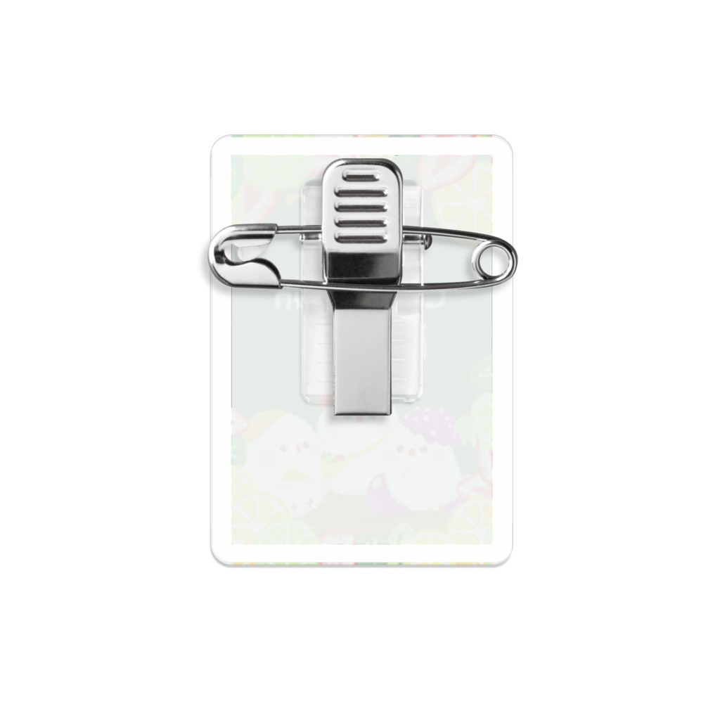 白文鳥ちゅんすけのフルーchunバッジ