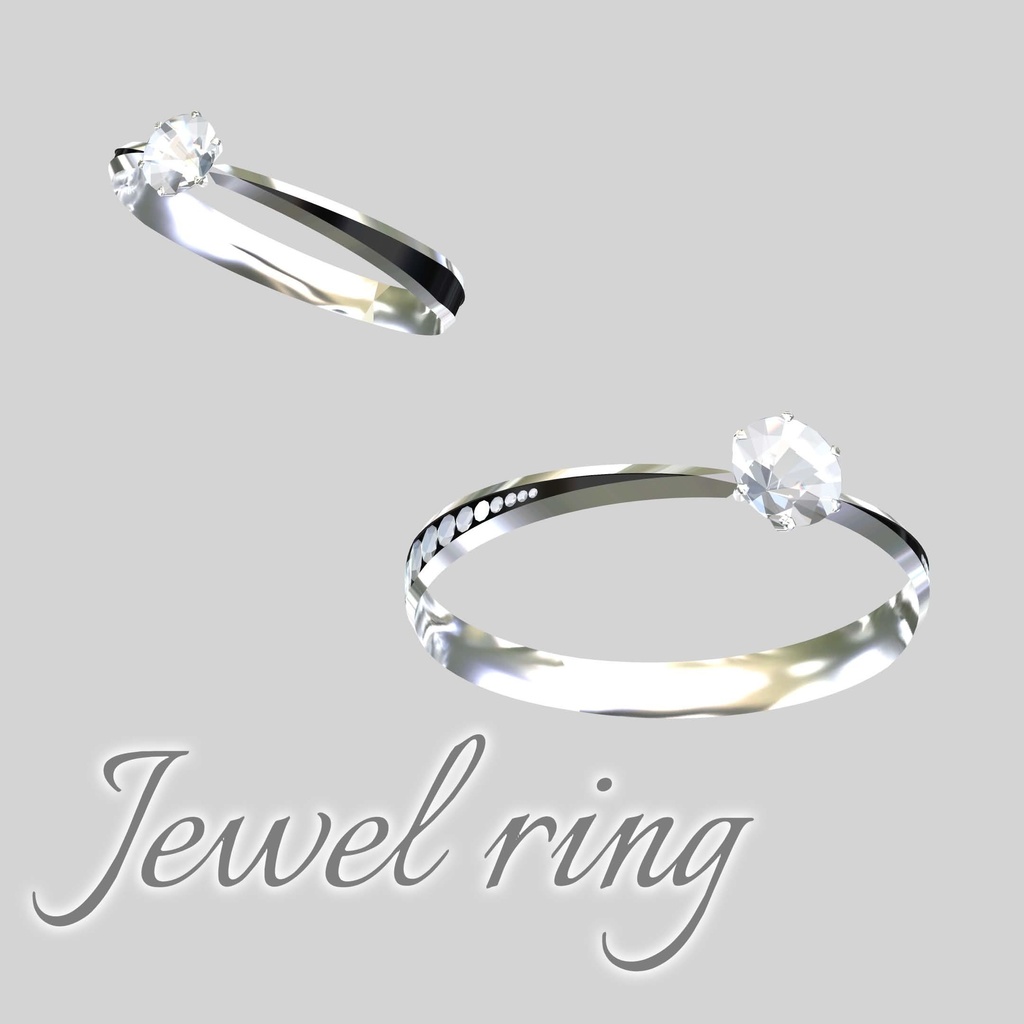 【GW期間中無料】Jewel ring【3Dモデル】