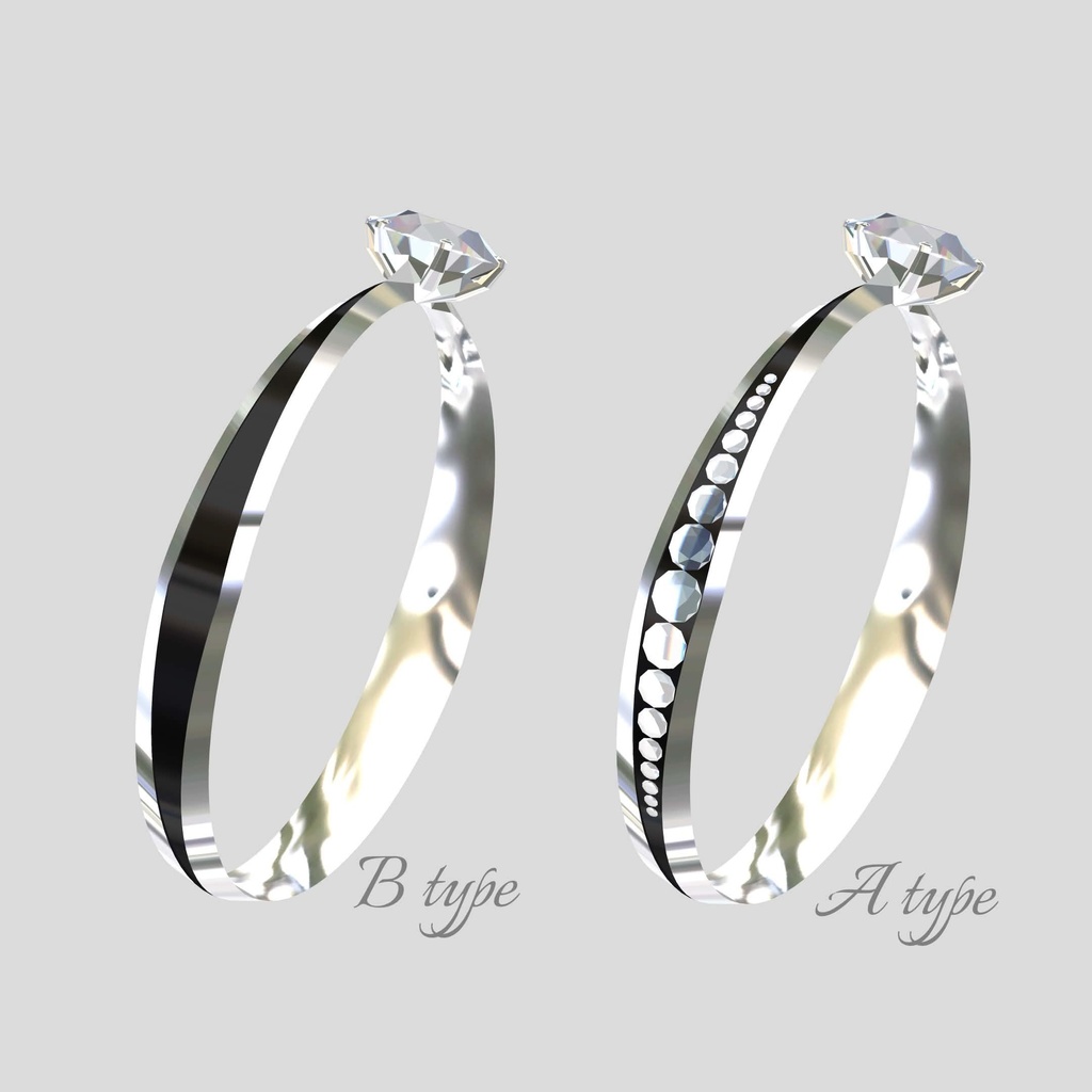 【GW期間中無料】Jewel ring【3Dモデル】