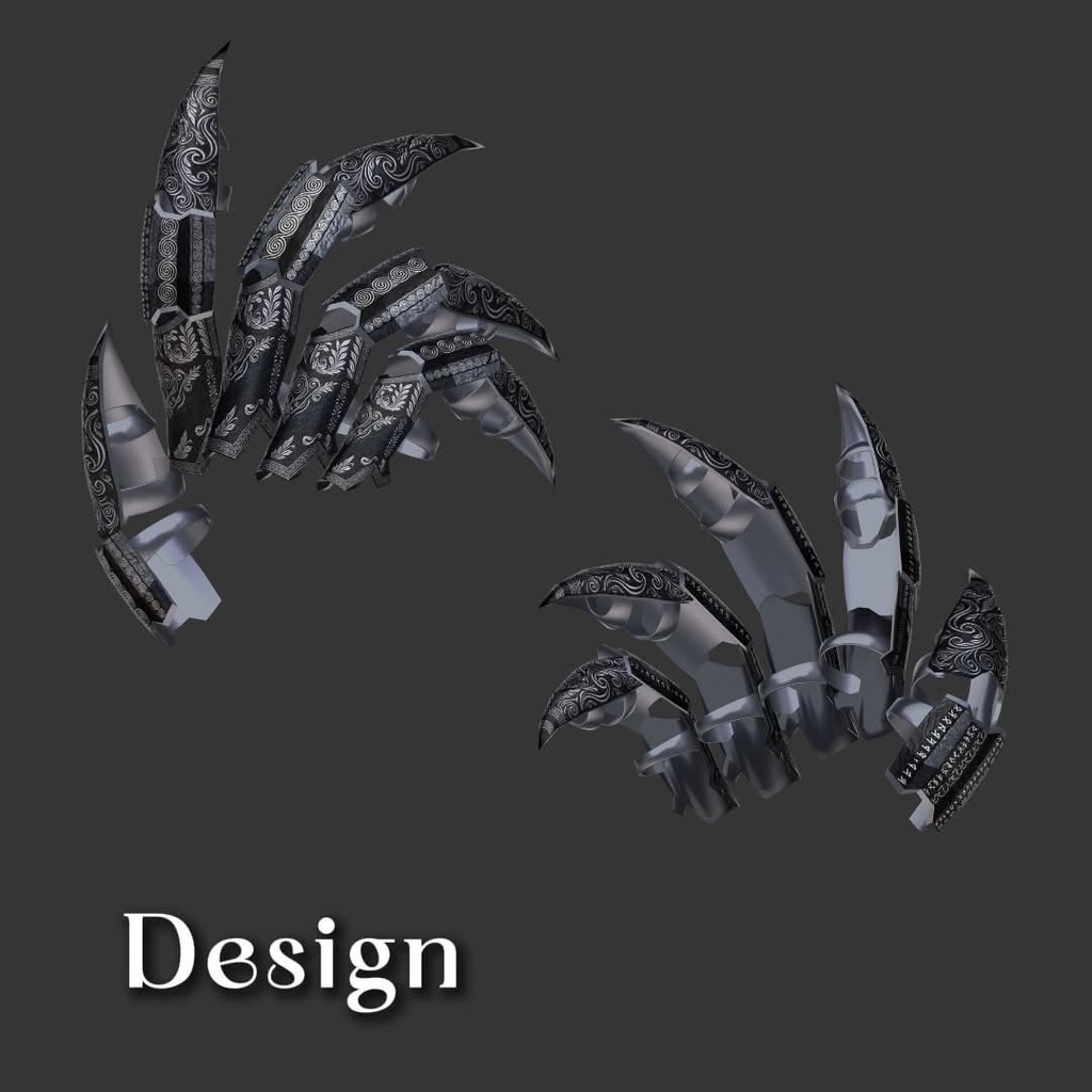 【VRChat】Armor Ring【3Dモデル】