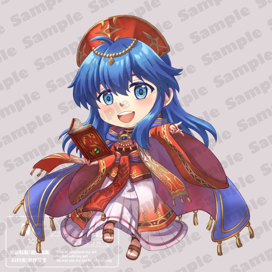 魔器リリーナグッズ【アクリルバッジクリップ&ダイカットシール】