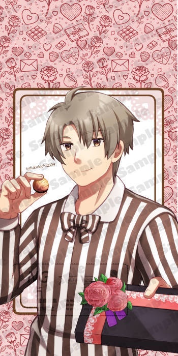 【無料/支援】月バースデーカード壁紙＆アイコン [2月]