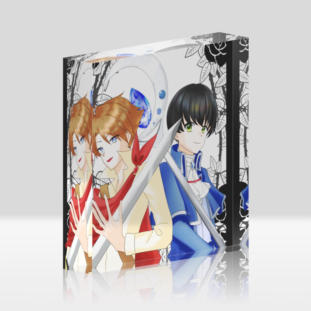 【一次創作】 箱庭の勇者10th記念アクリルブロック