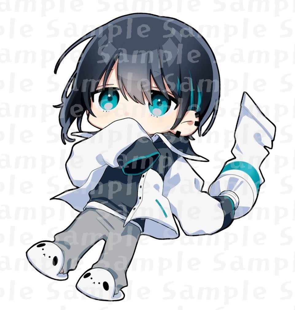 【非公式】絵の具モチーフアクリルキーホルダー