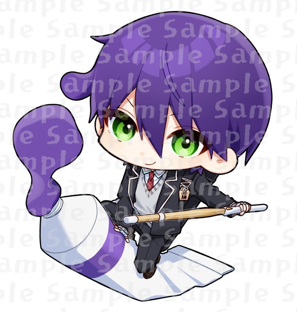 【非公式】絵の具モチーフアクリルキーホルダー