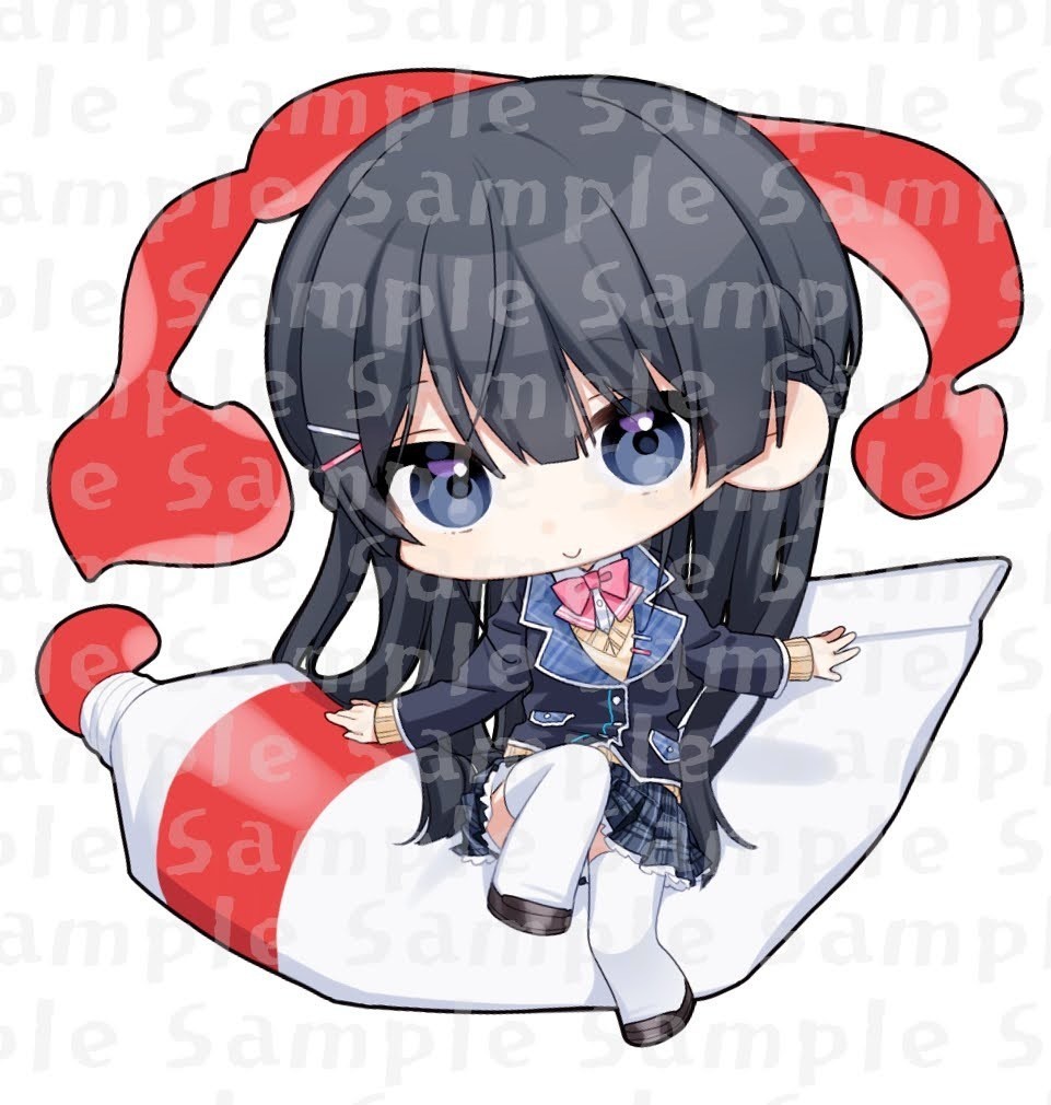 【非公式】絵の具モチーフアクリルキーホルダー