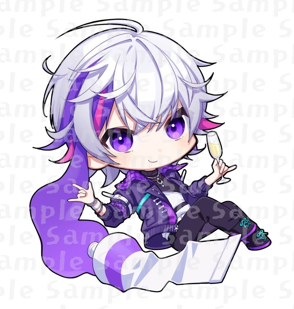 【非公式】絵の具モチーフアクリルキーホルダー