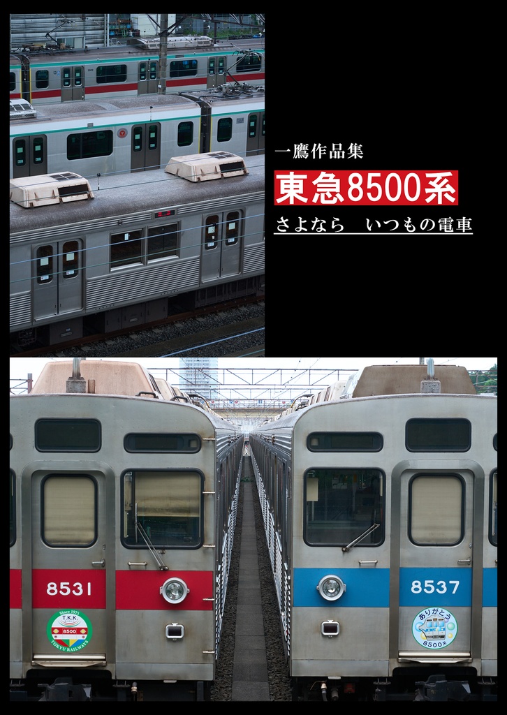 東急8500系　さよなら いつもの電車