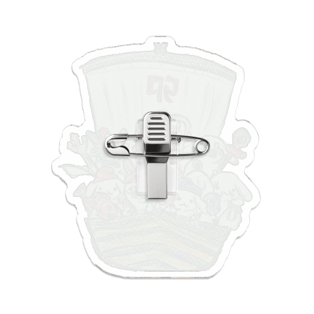 七福卯神アクリルバッジ