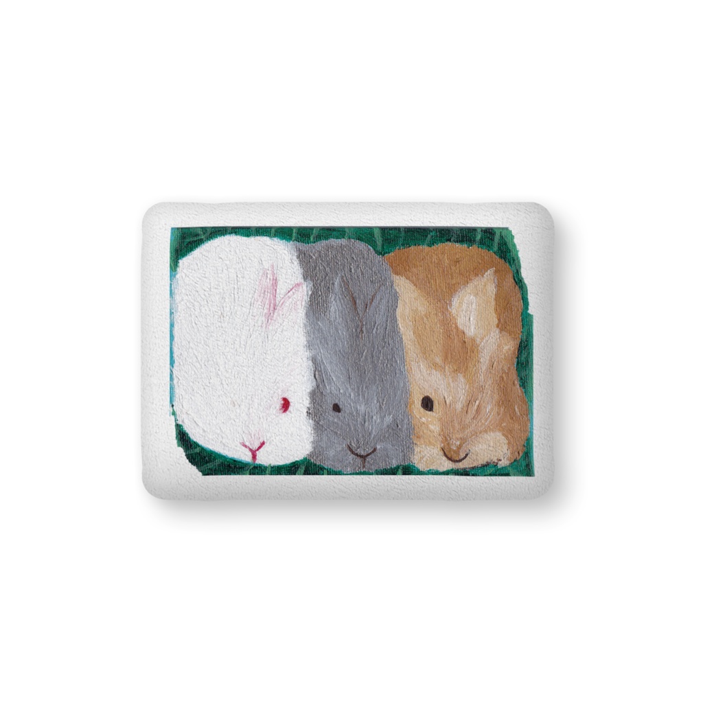 ク卯ッション(さんしょくもち)