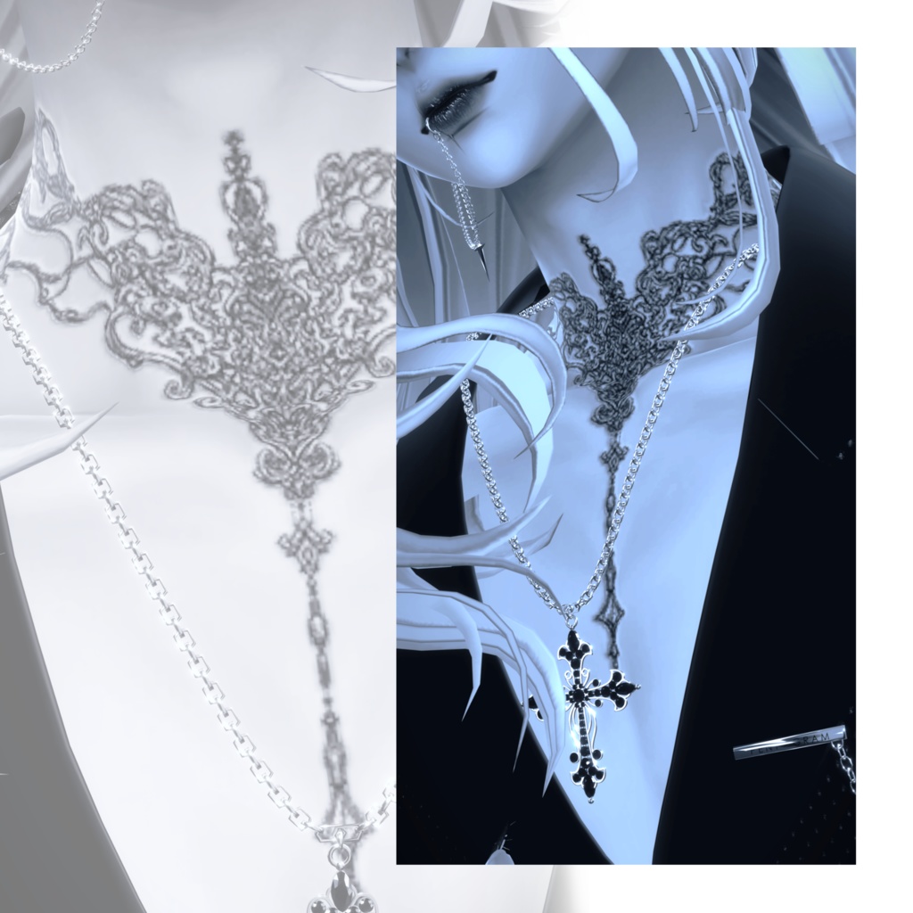 Filigree Collar - タトゥーテクスチャ