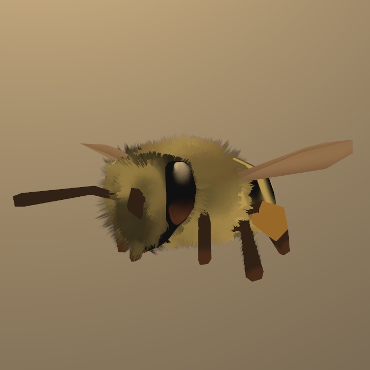 ミツバチ 3Dモデル+アバター