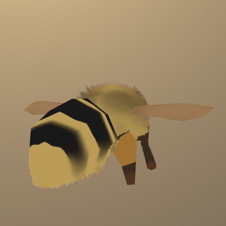 ミツバチ 3Dモデル+アバター