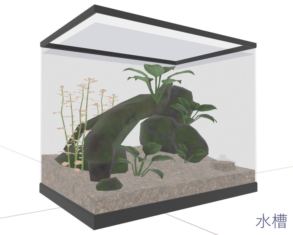 水槽とフラスコ 3Dモデル