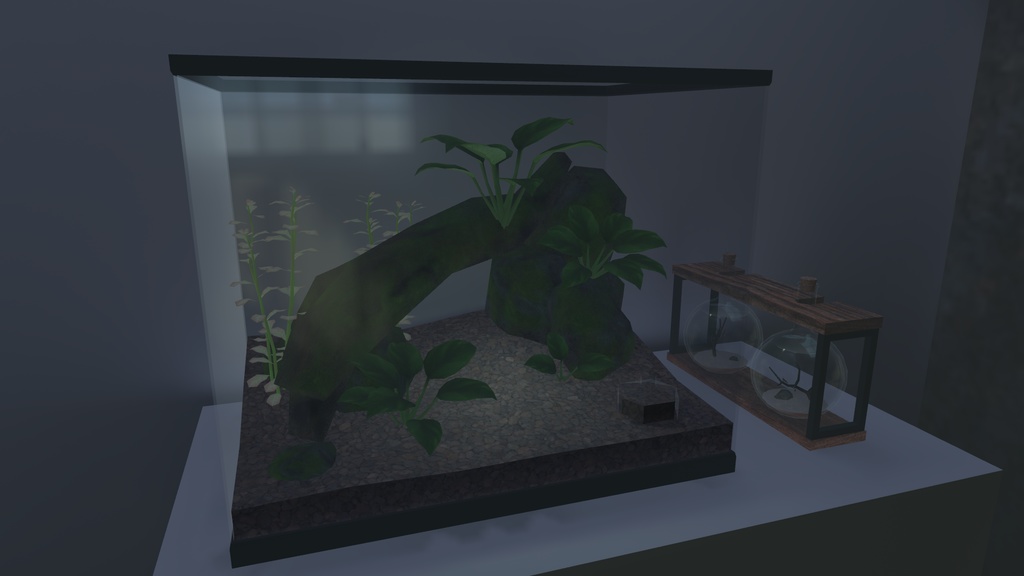 水槽とフラスコ 3Dモデル