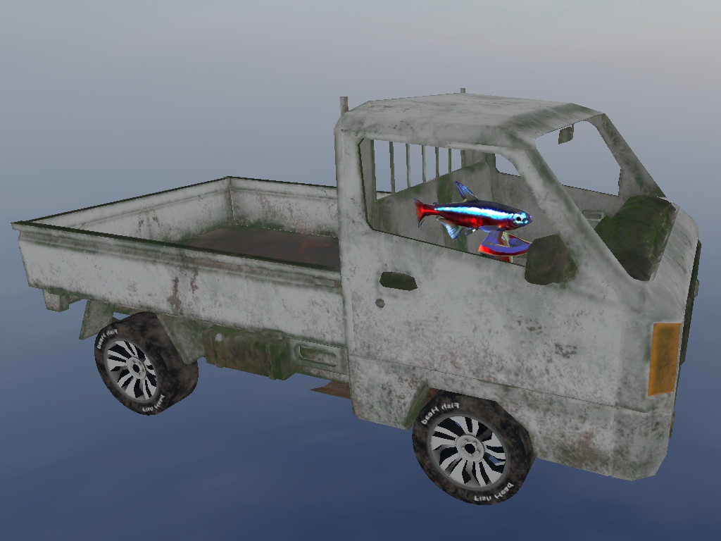 カージナルテトラちゃん&軽トラ