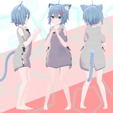 ロングシャツ 3D衣装