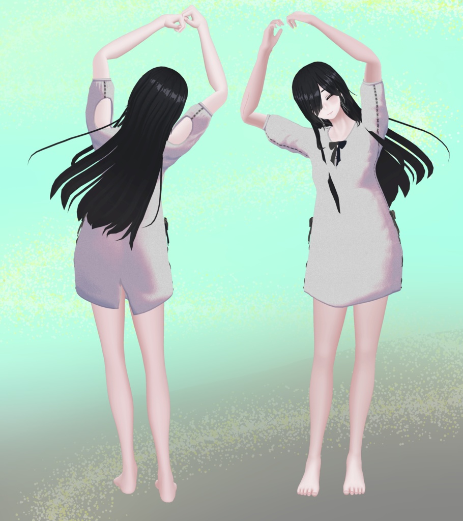 ロングシャツ 3D衣装