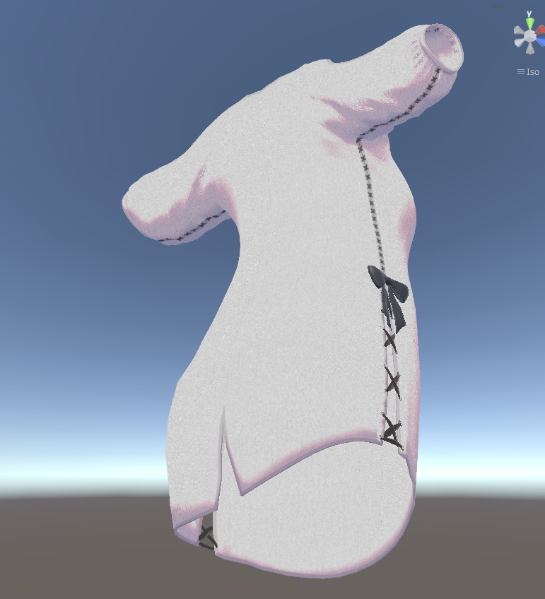 ロングシャツ 3D衣装