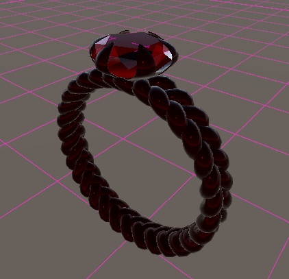 悪魔の指輪3Dモデル