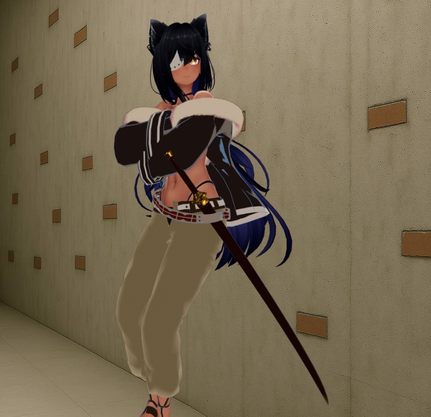 【3D衣装】獣族の剣士風衣装