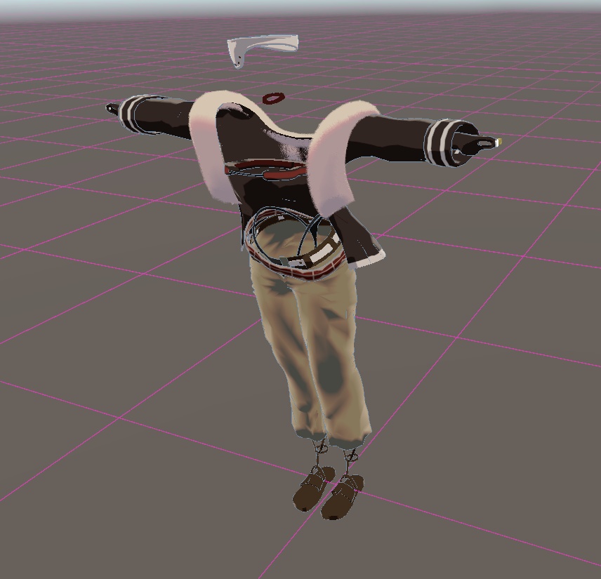 【3D衣装】獣族の剣士風衣装