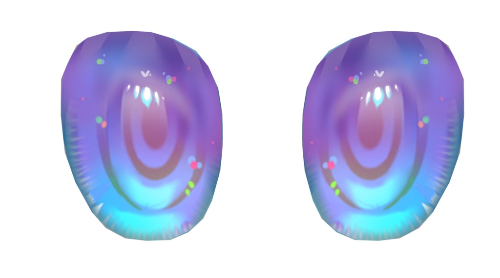 Hologram eye texture