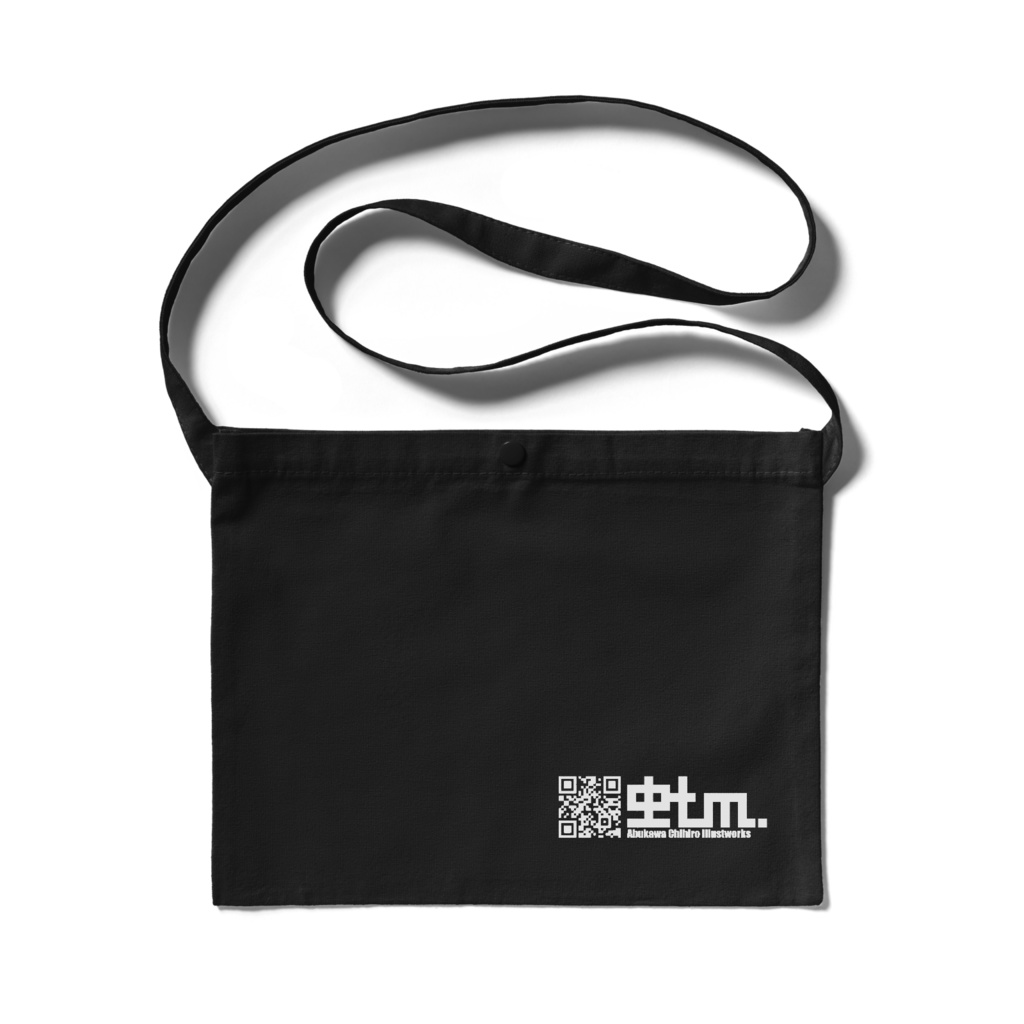 虻川ロゴ サコッシュ