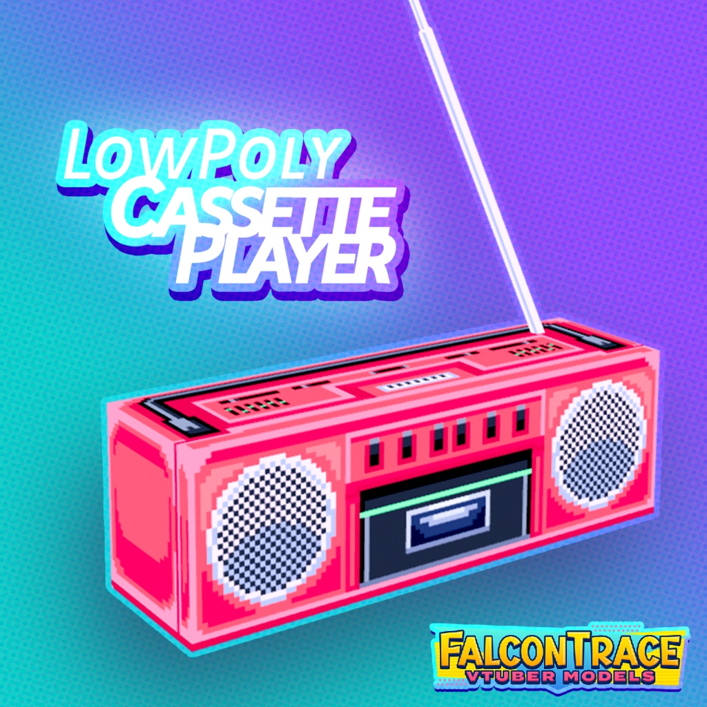 LowPoly Cassette Player
