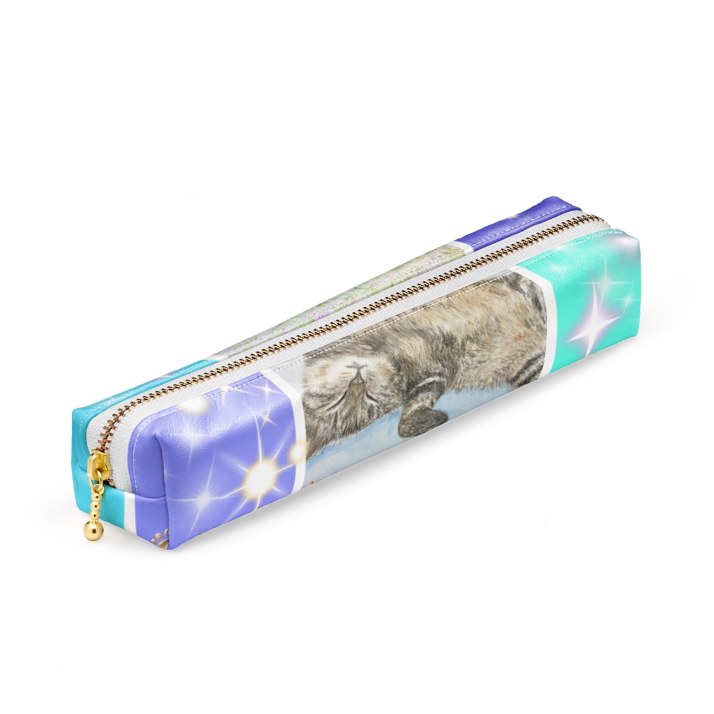 柴犬さんとキジトラ猫ちゃんのペンケース