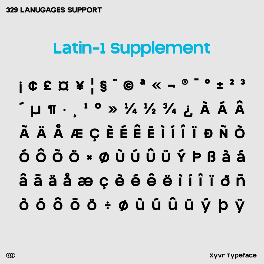 Xyvr【バリアブルフォント】