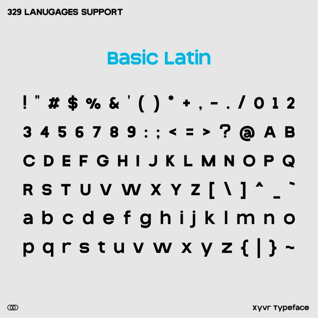 Xyvr【バリアブルフォント】