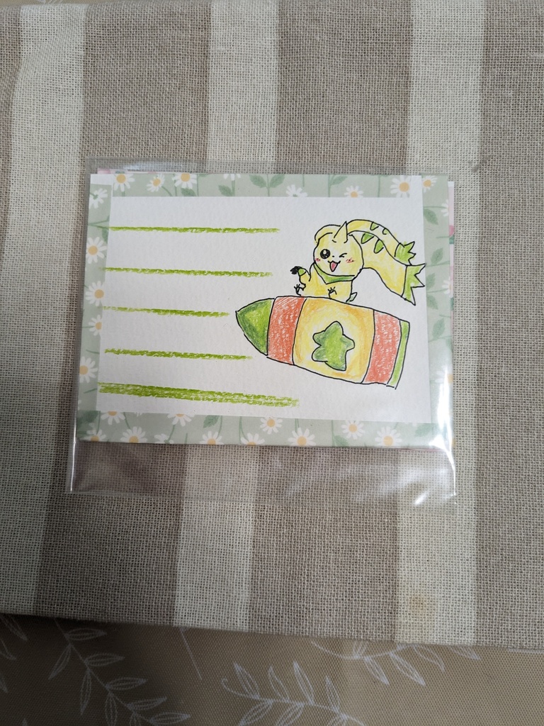 メッセージカード テリアモン&ロップモン