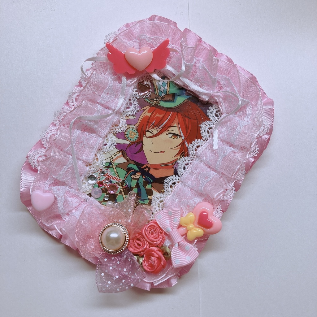 𝟚*ピンクのデコステデコケース