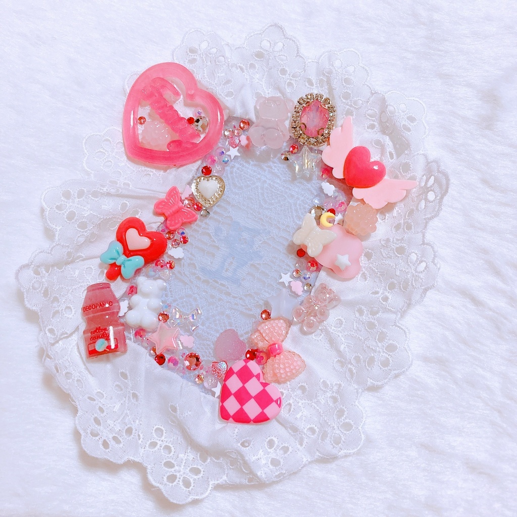 𝟡*レースのトレカデコケース