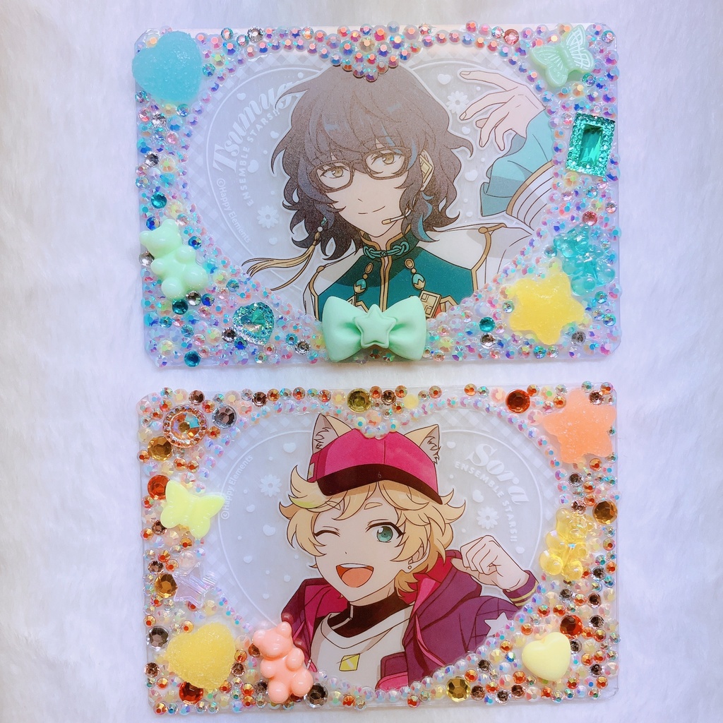 𝟚𝟙*オーロラのキラキラぴくりあデコケース