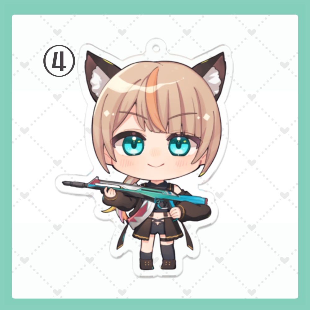 【受注生産】1000人フォロワー記念グッズ アクリルキーホルダー 全5種類【~11/30】