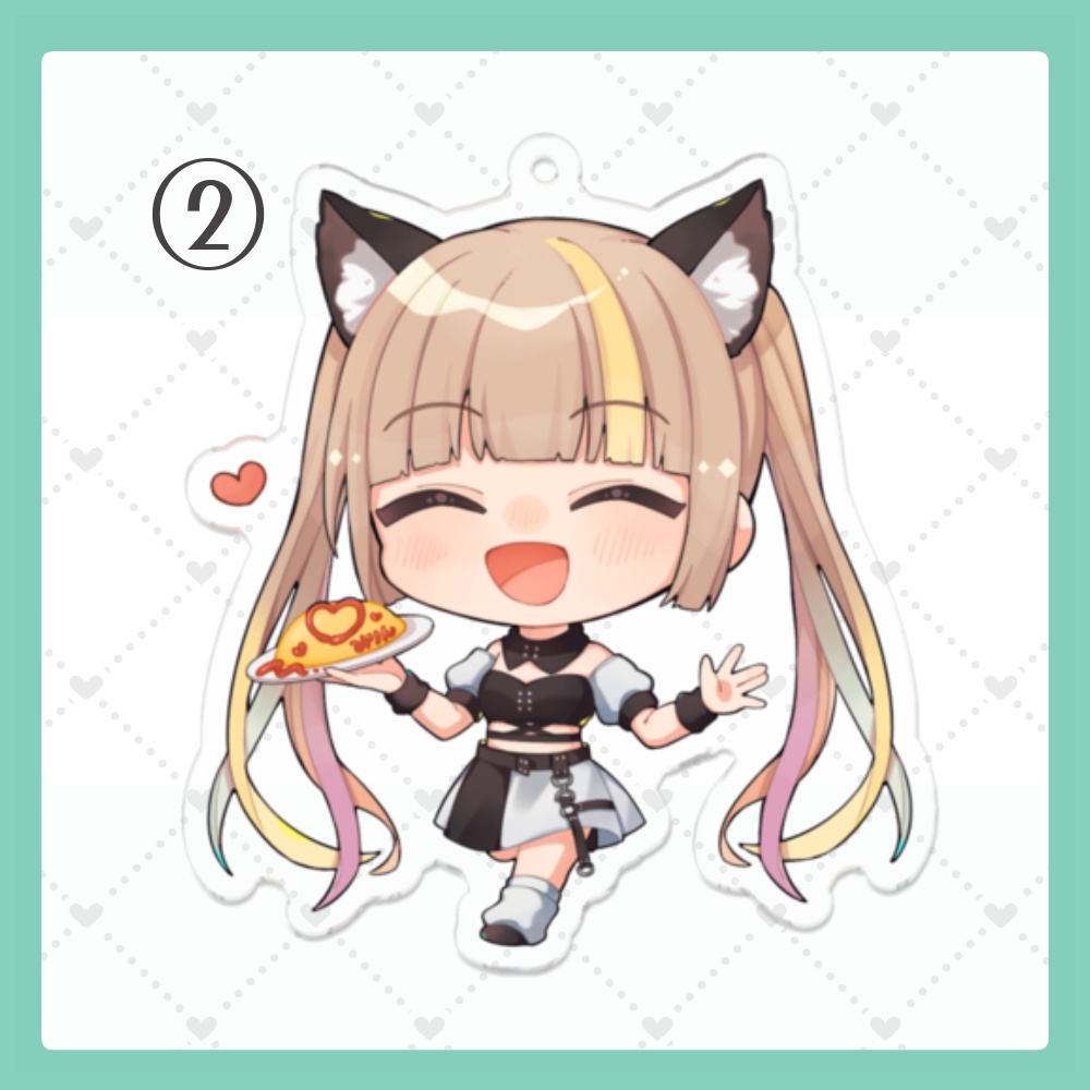 【受注生産】1000人フォロワー記念グッズ アクリルキーホルダー 全5種類【~11/30】