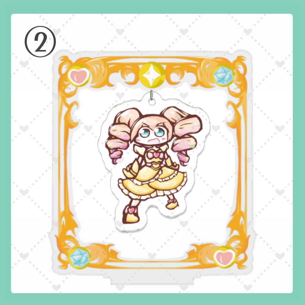 【受注生産】1000人フォロワー記念グッズ ぶらぶらアクリルスタンド 全2種類【~11/30】