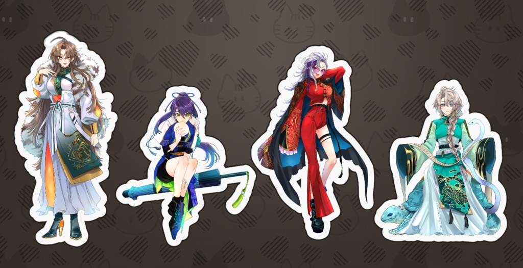 TS四神ろふまおさんアクリルスタンド