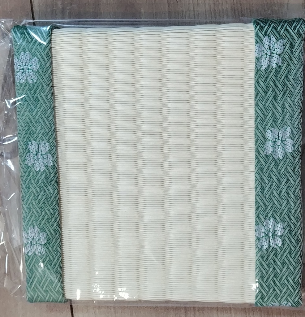 セール中！飾り畳(プチ)【白中緑桜】