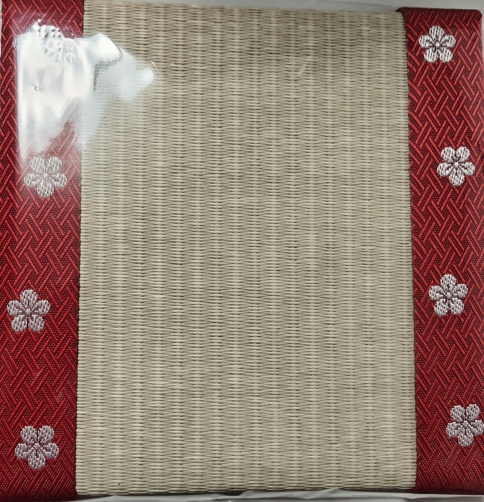 飾り畳(小)【薄ピンク中赤桜】