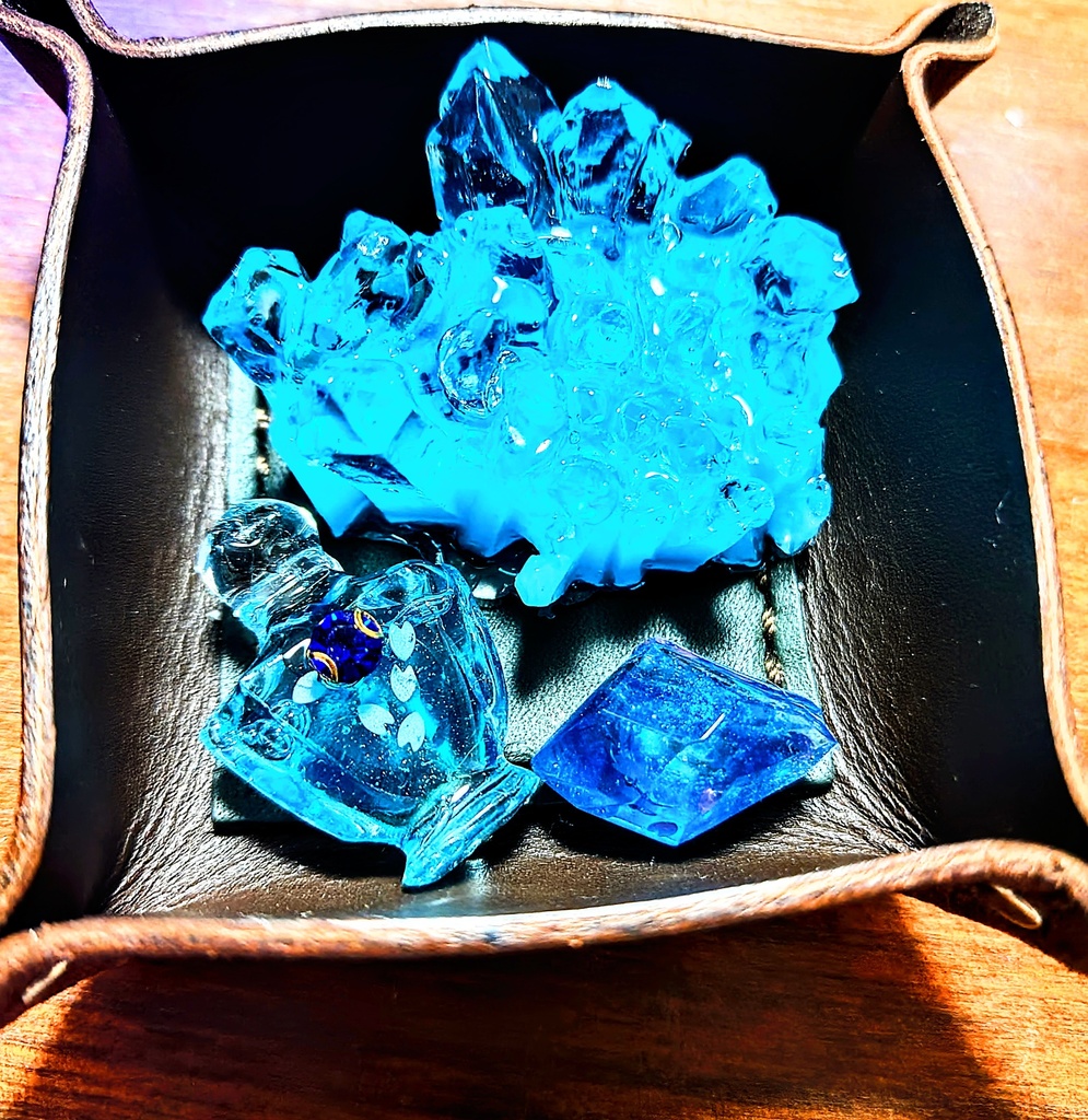 蒼の詰合せ　鉱石風レジン