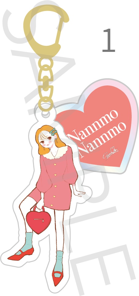 GIRLS ACRYLIC KEYCHAIN