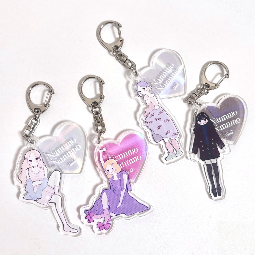 GIRLS ACRYLIC KEYCHAIN