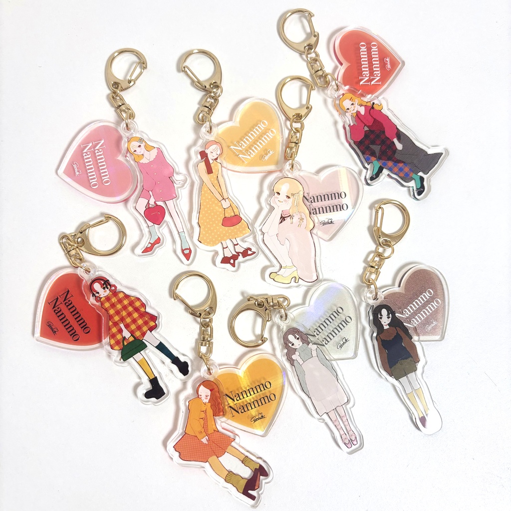 GIRLS ACRYLIC KEYCHAIN