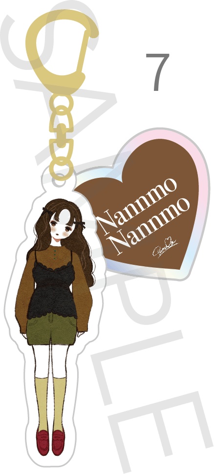 GIRLS ACRYLIC KEYCHAIN